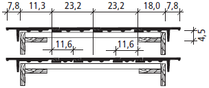 Glineni ravni strešnik Stylist