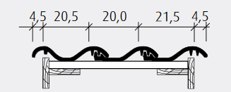 Glineni ravni strešnik Stylist